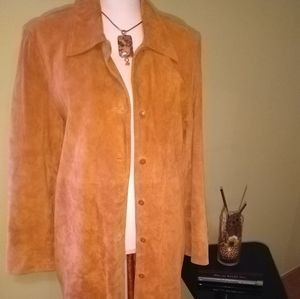 NEW Terry Lewis Suede Coat